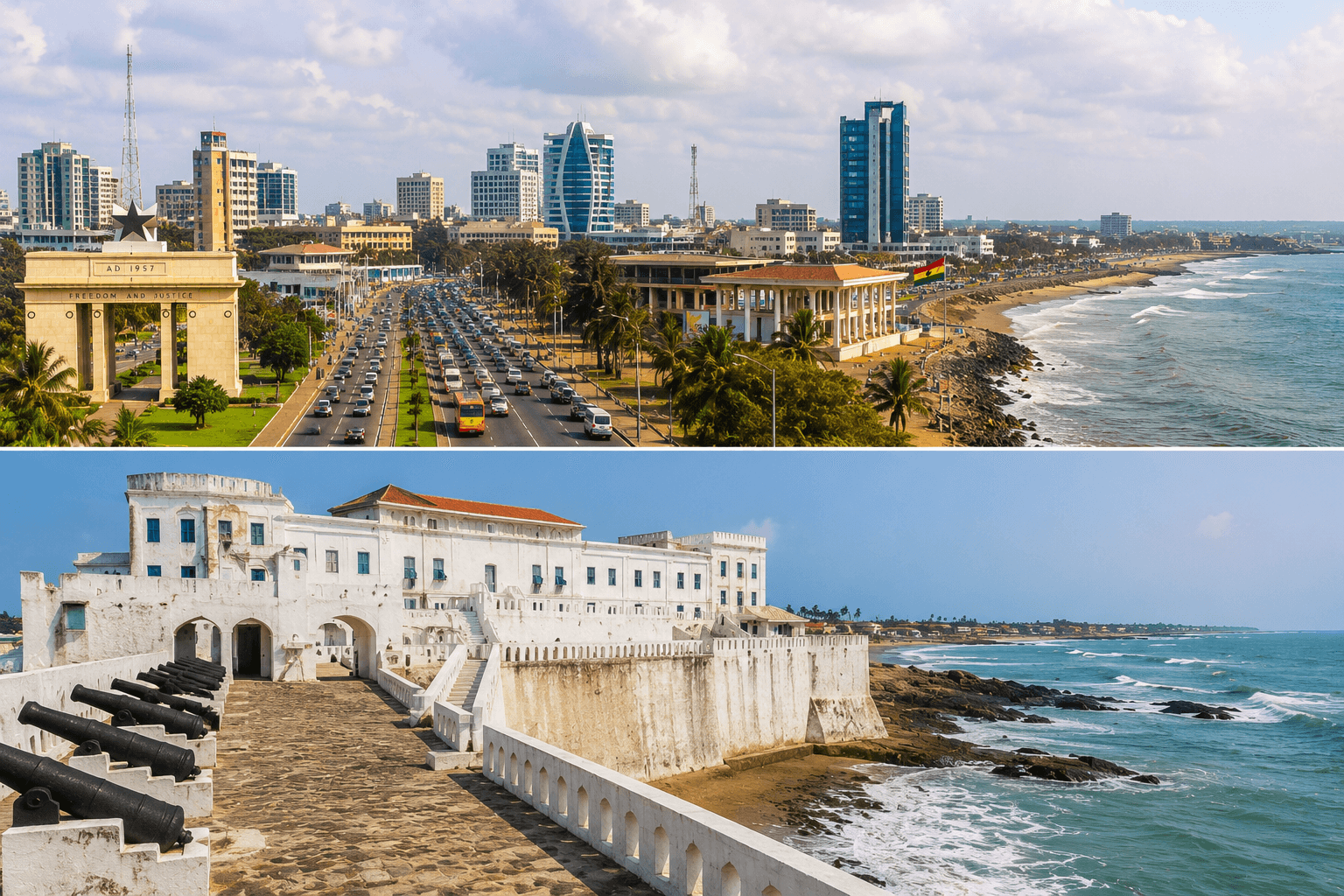 Accra City & Cape Coast Castles